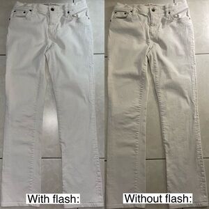 Off White Straight Leg Denim Jeans
